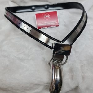 New Male Heart Fully Adjustable Curve Waistbelt Stainless Steel Chastity  Belt Device Invisible Cock Penis Cage