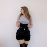 Black Satin Locking Steel Boned Underbust Corset - Image 4