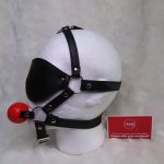 Ball Gag w/ Blindfold Harness (Red) - Image 6