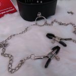 Nipple Clamps w/ Leather Neck Collar - Image 2