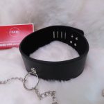 Nipple Clamps w/ Leather Neck Collar - Image 3