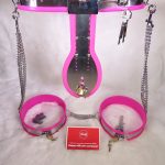 6 Piece Chastity Belt Set (Male, Pink) - Image 17