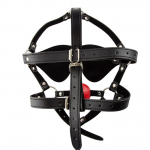 Ball Gag w/ Blindfold Harness (Red) - Image 7