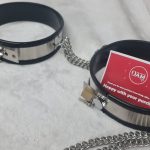 Thigh Bands w/ Stainless Steel Chains (Black) - Image 6