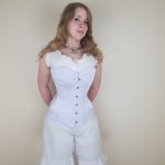 Custom Made Satin Overbust Corset - Image 4