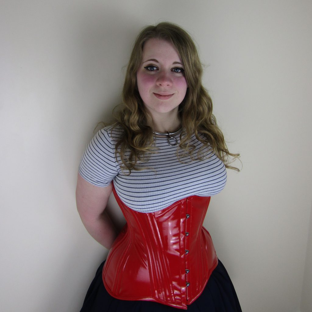 Custom Made PVC Long Line Underbust Corset | Dotty After Midnight