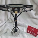 Male Chastity Device Belt with full cage cover, Adjustable kit - Image 2