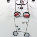 6 Piece Chastity Belt Set External Tube (Male, Black) - Image 3