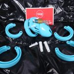 Silicone Chastity Device (Blue)