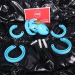 Silicone Chastity Device (Blue) - Image 3