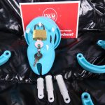 Silicone Chastity Device (Blue) - Image 4