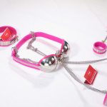 6 Piece Chastity Belt Set (Male, Pink) - Image 5