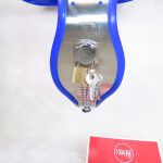 Chastity Belt w/ Single Chain plug (Female, Blue) - Image 9