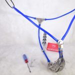 Chastity Belt w/  Plug (Male, Blue) - Image 13