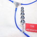 Chastity Belt w/  Plug (Male, Blue) - Image 8