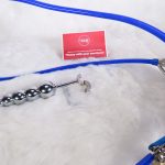Chastity Belt w/  Plug (Male, Blue) - Image 2