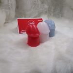 3 Short Penis Candles Red White & Blue