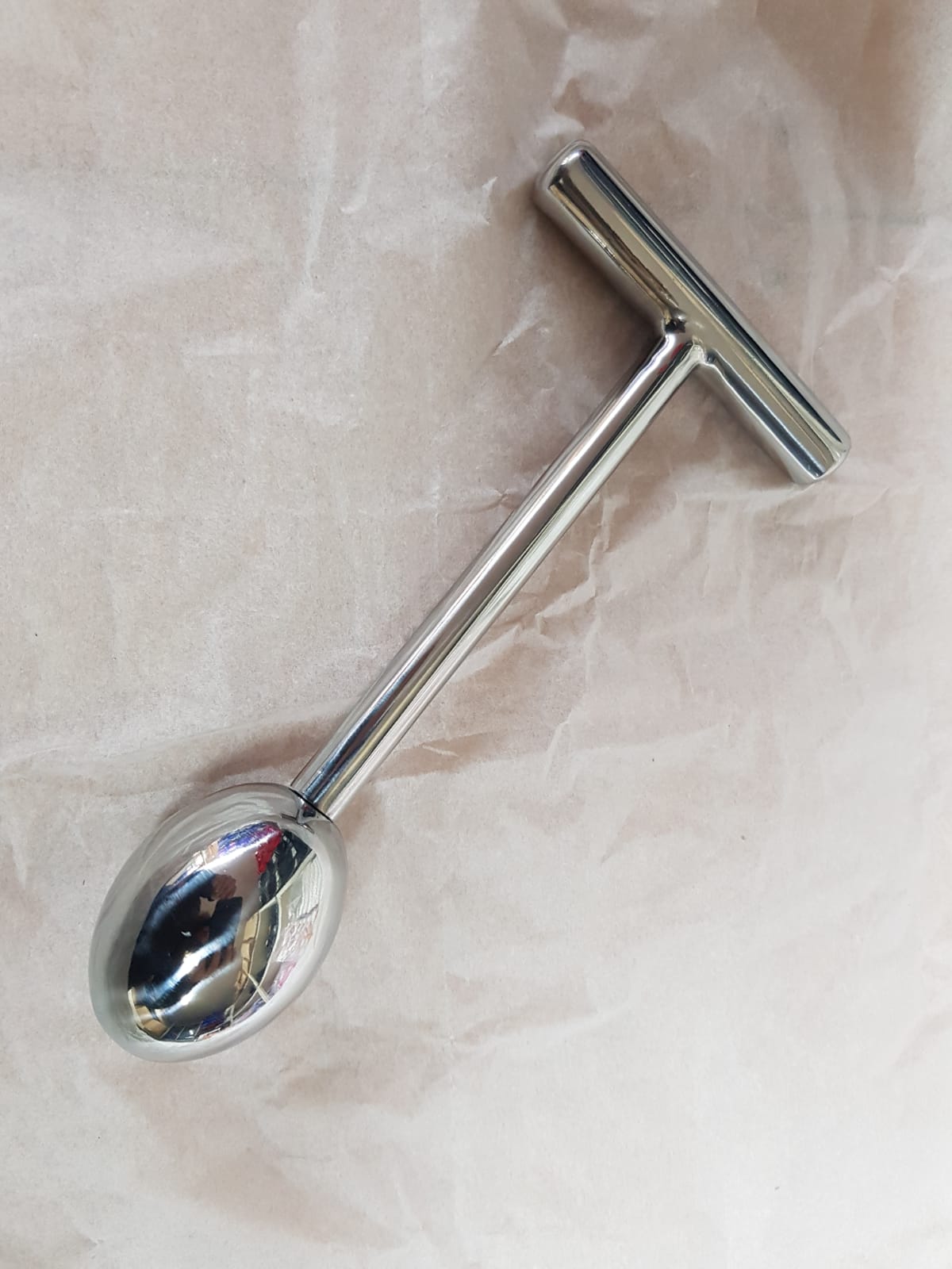 Anal Plug Stainless Steel With Handle A