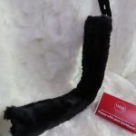 Fluffy Faux Leather D-Ring Collar w/ Lock - Image 3