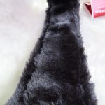 Fluffy Faux Leather D-Ring Collar w/ Lock - Image 2