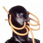 Latex Breath play head headgear Rubber Hood with Breathing Tube Unisex - Image 6
