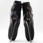 Black Ballet boots with Black Or Silver Heels - Image 13
