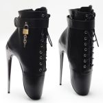 Black Ballet boots with Black Or Silver Heels - Image 10