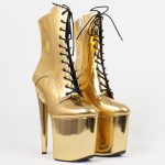 Mirror PVC 9" Pole Dancing Boots - Image 6