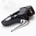 Black Ballet boots with Black Or Silver Heels - Image 6