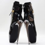 Black Ballet boots with Black Or Silver Heels - Image 5