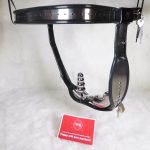 Chastity Belt with internal tube and Plug (Male)