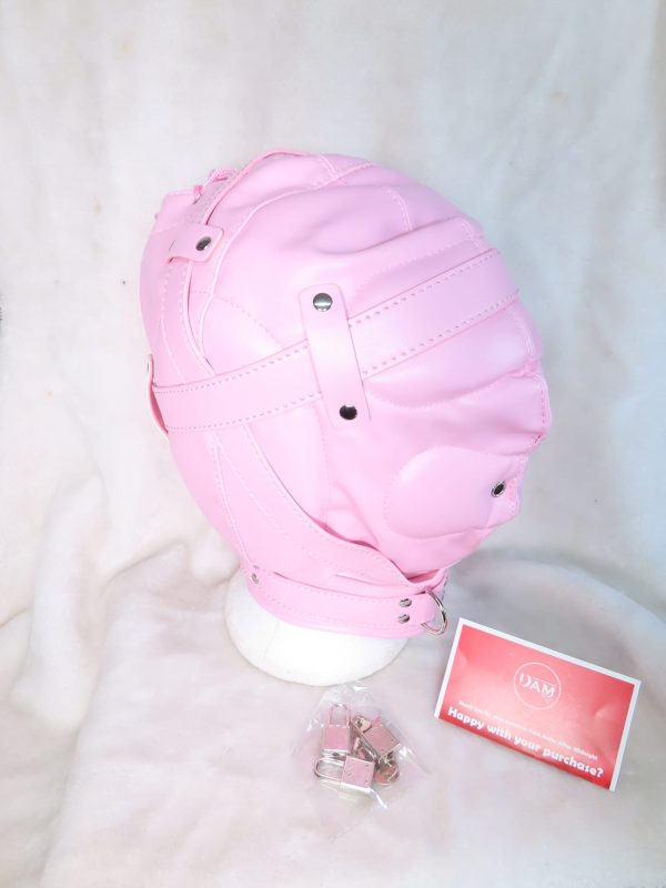 Total enclosure Hood locking with padlocks Baby Pink