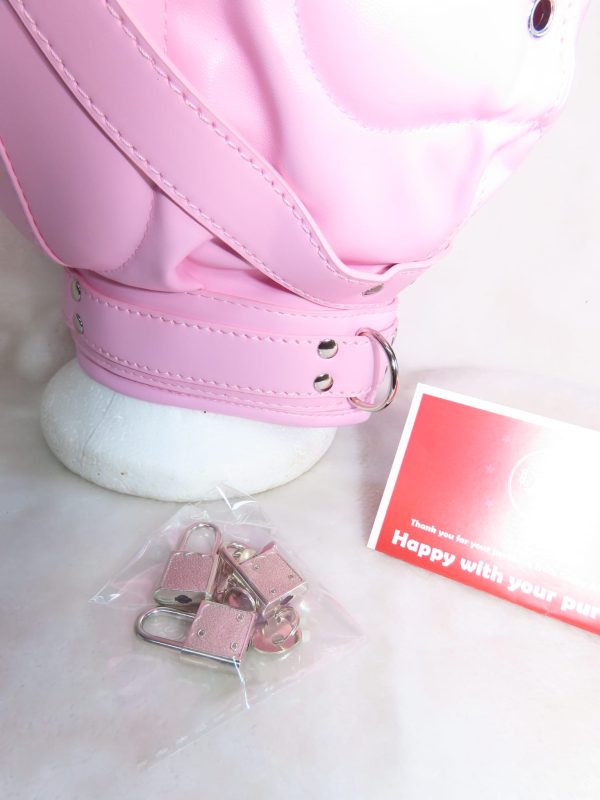 Total enclosure Hood locking with padlocks Baby Pink - Image 2