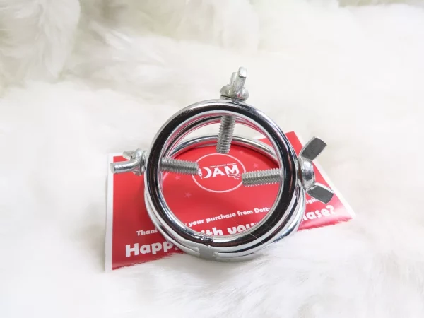 Metal Thrice Screwed ball ring - Image 5