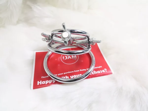 Metal Thrice Screwed ball ring - Image 4