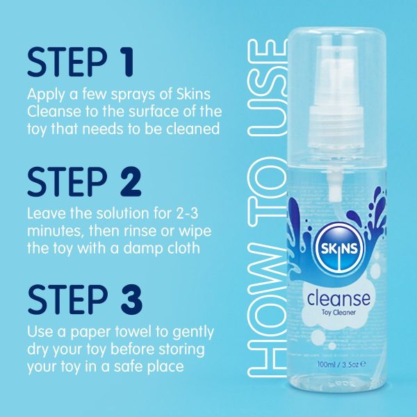 Skins Cleanse Toy Cleaner 100ml - Image 5