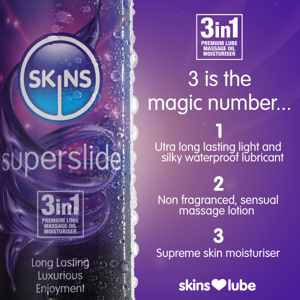 Skins Superslide Silicone Based Lubricant 4.4 fl oz (130ml) - Image 6
