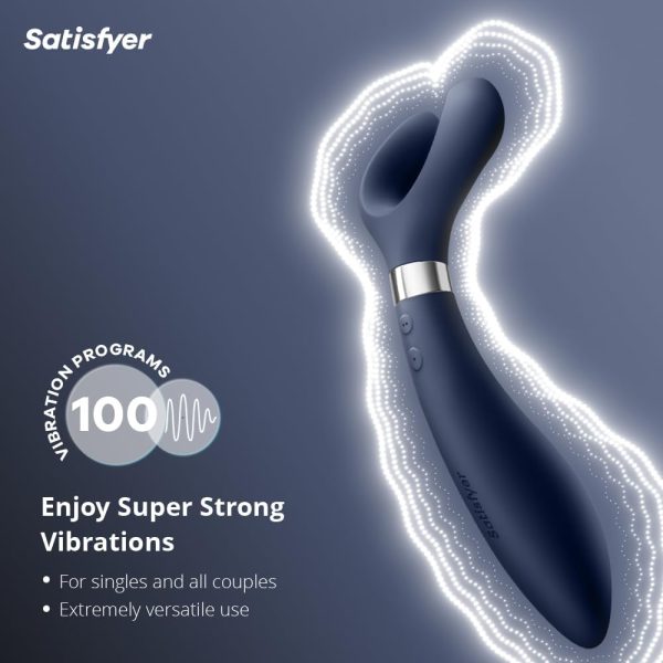 Satisfyer Partner Multifun 3 - Black (Endless Fun) - Image 5