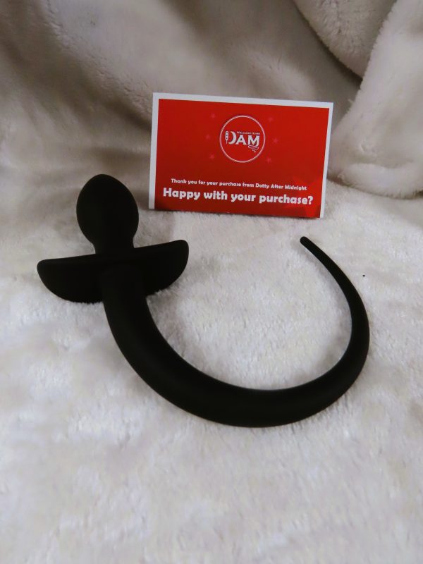 Puppy Play Butt plug Tail (Black) - Image 5