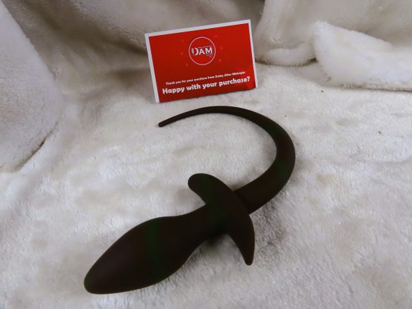 Puppy Play Butt plug Tail (Red and Green) - Image 4