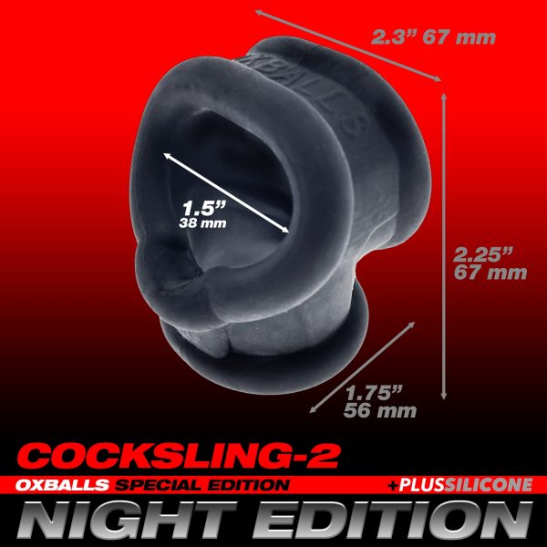 Cocksling-2 Night Edition Black by Oxballs BLACK - Image 2