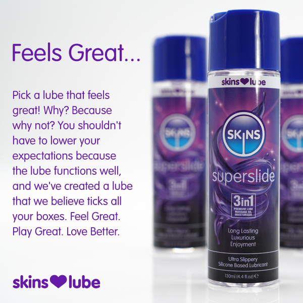 Skins Superslide Silicone Based Lubricant 4.4 fl oz (130ml) - Image 4