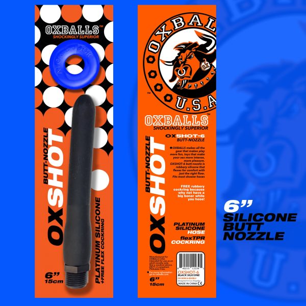 OXSHOT 6" Enema Shower head attachable douche BY OxBalls - Image 2