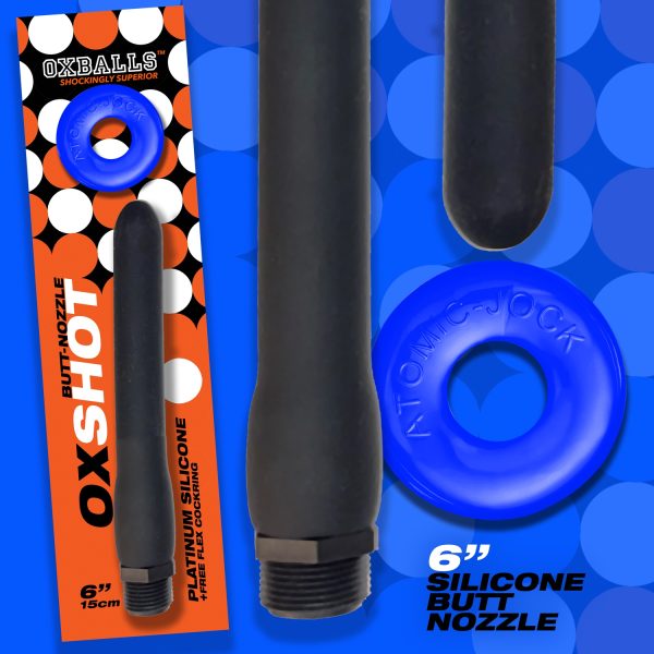 OXSHOT 6" Enema Shower head attachable douche BY OxBalls