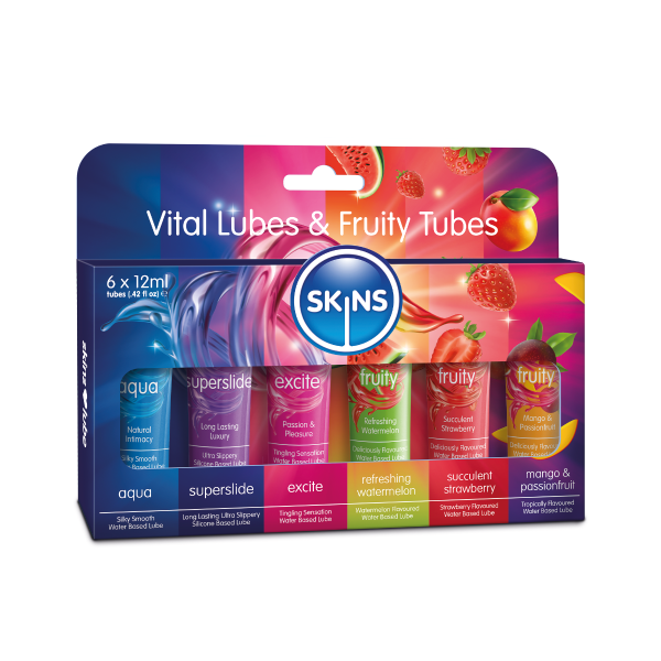 Skins 12ml Sampler Tubes - Vital & Fruity 6pk - Image 3