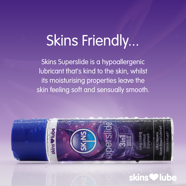 Skins Superslide Silicone Based Lubricant 4.4 fl oz (130ml) - Image 3