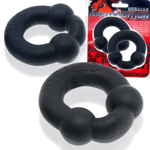 Ultraballs Cock Ring by Oxballs BLACK