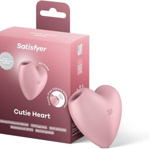 Satisfyer Cutie Heart Air Pulse & Vibrations - Pink