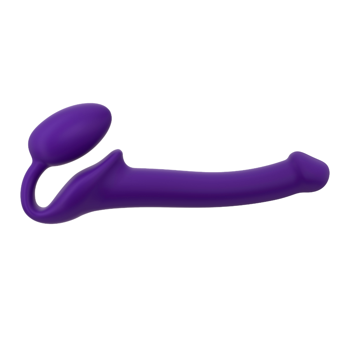 Strap On Me - Semi-Realistic Bendable Strap-On Purple - M - Image 4