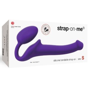 Strap On Me - Semi-Realistic Bendable Strap-On Purple - S